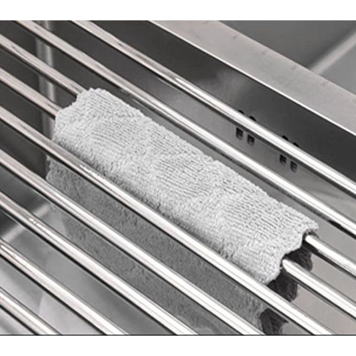 Escurridor de acero para fregadero Inde 46.5x23.5 cm (12 Unidades) 6 Escurridor de acero para fregadero Inde 46.5x23.5 cm (12 Unidades) 6