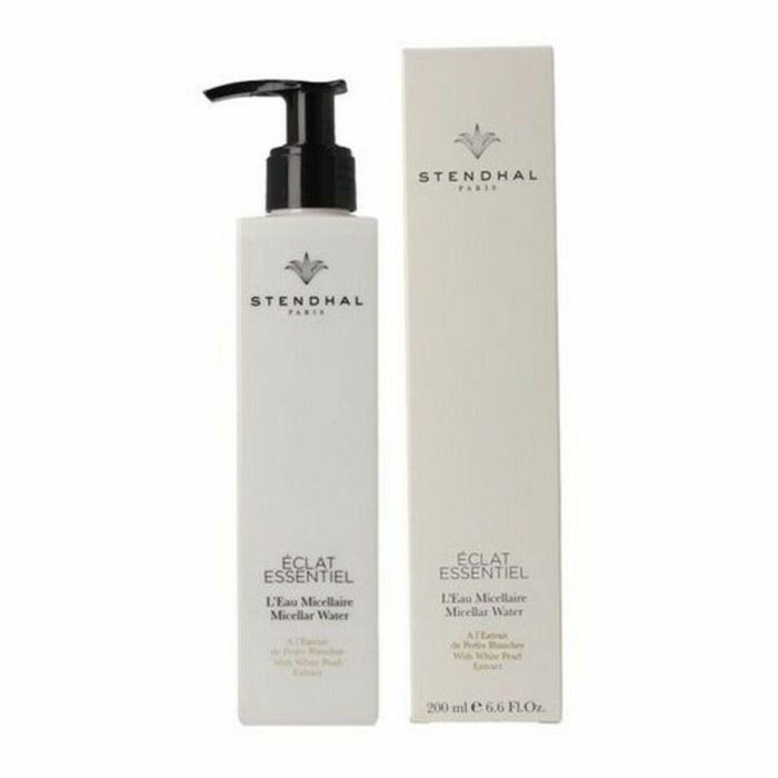 Stendhal ÉCLAT ESSENTIEL Agua Micelar Desmaquillante y Limpiadora Facial con Perlas Blancas, Calmante e Hidratante 200 ml Stendhal ÉCLAT ESSENTIEL Agua Micelar Desmaquillante y Limpiadora Facial con Perlas Blancas, Calmante e Hidratante 200 ml