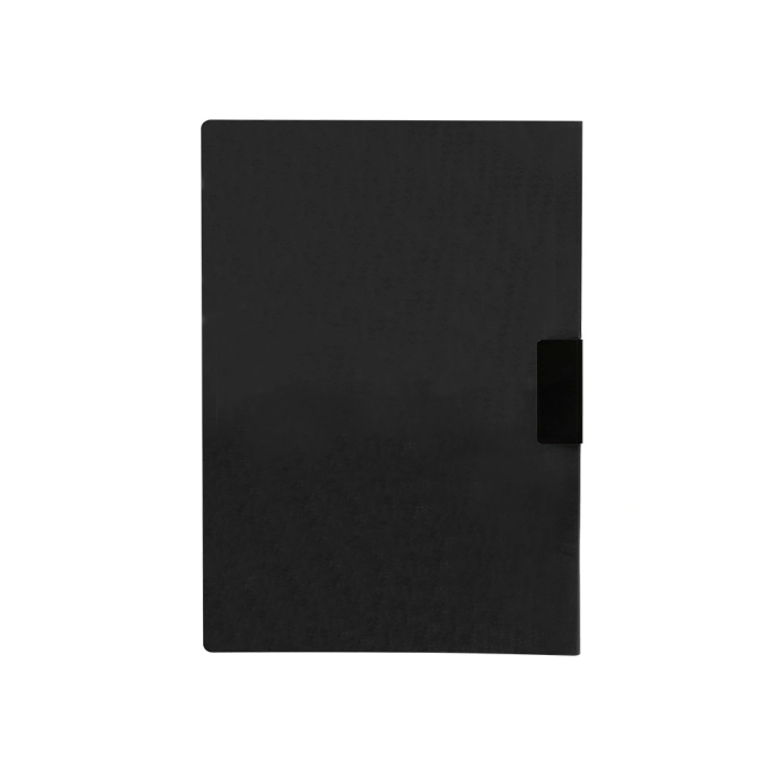 Liderpapel 35365 Carpeta Dossier con Pinza Lateral Negro Polipropileno DIN A4 para 30 Hojas con Pinza Deslizante 4