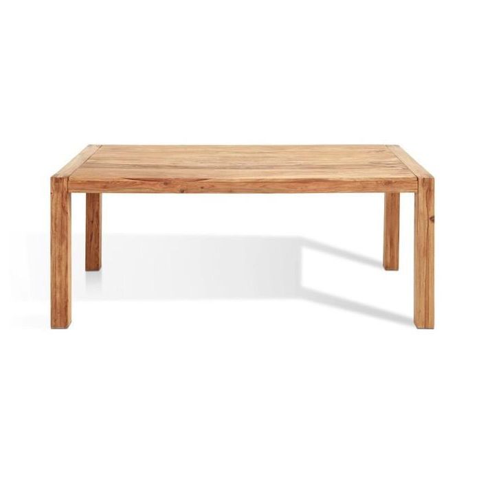 DKD Home Decor Mesa Comedor Alpino Sheesham Natural Marron 180 x 90 x 76 cm 2