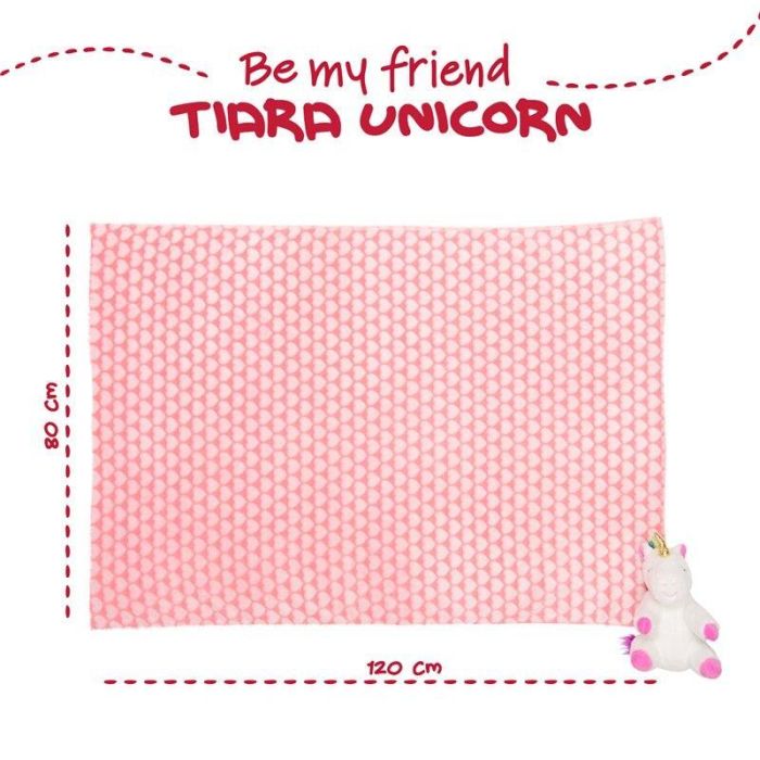 Peluche + Manta suave Unicornio Tiara 22cm 3 Peluche + Manta suave Unicornio Tiara 22cm 3