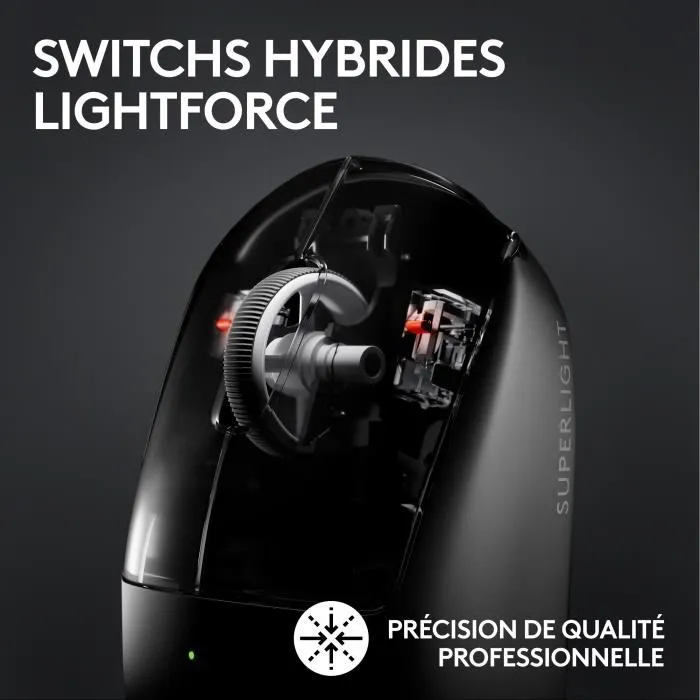 Logitech G PRO X SUPERLIGHT 2 Ratón Inalámbrico para Juegos Blanco 2