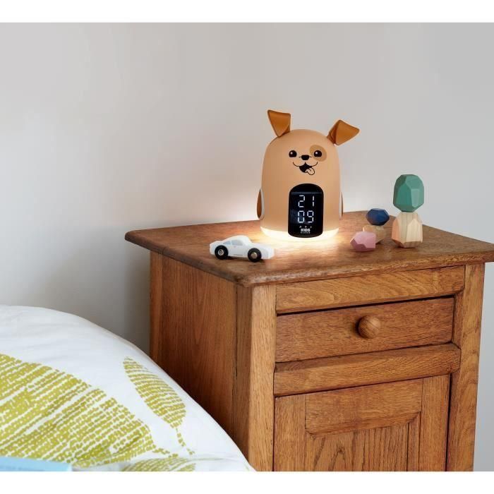 Despertador con luz nocturna - BIGBEN - Forma de perro - Pantalla LED, 3 melodías, Intensidad regulable, Fuente de alimentación. 230V 3 Despertador con luz nocturna - BIGBEN - Forma de perro - Pantalla LED, 3 melodías, Intensidad regulable, Fuente de alimentación. 230V 3