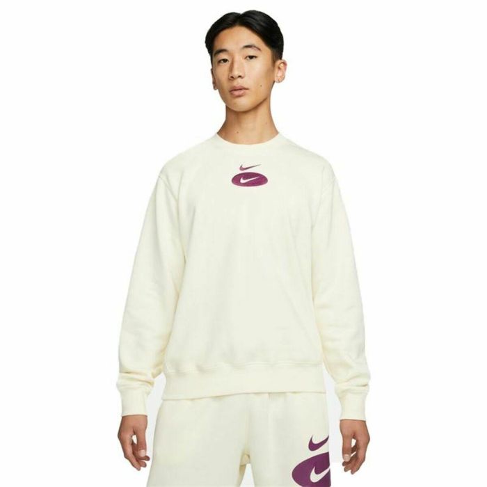 Sudadera sin Capucha Hombre Nike Swoosh League Blanco 0 Sudadera sin Capucha Hombre Nike Swoosh League Blanco 0