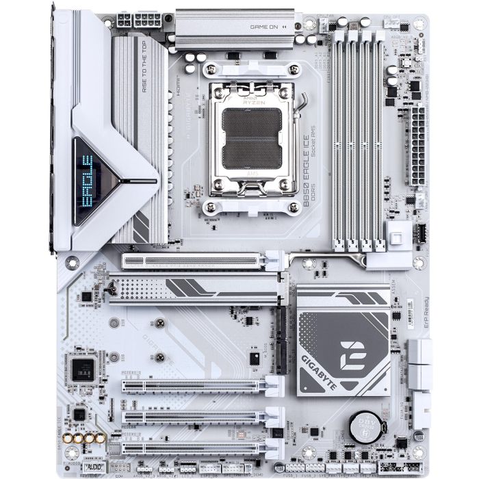 Gigabyte Placa Base B850 EAGLE ICE (B850.AM5.ATX.DDR5) Chipset AMD B850, Socket AM5, DDR5, ATX 1 Gigabyte Placa Base B850 EAGLE ICE (B850.AM5.ATX.DDR5) Chipset AMD B850, Socket AM5, DDR5, ATX 1