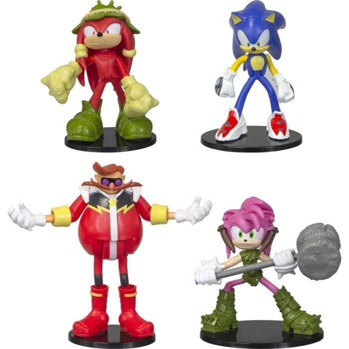 SONIC LAN3181860665404 4 Figuras Articuladas de 7,5 cm Surtido 0 SONIC LAN3181860665404 4 Figuras Articuladas de 7,5 cm Surtido 0