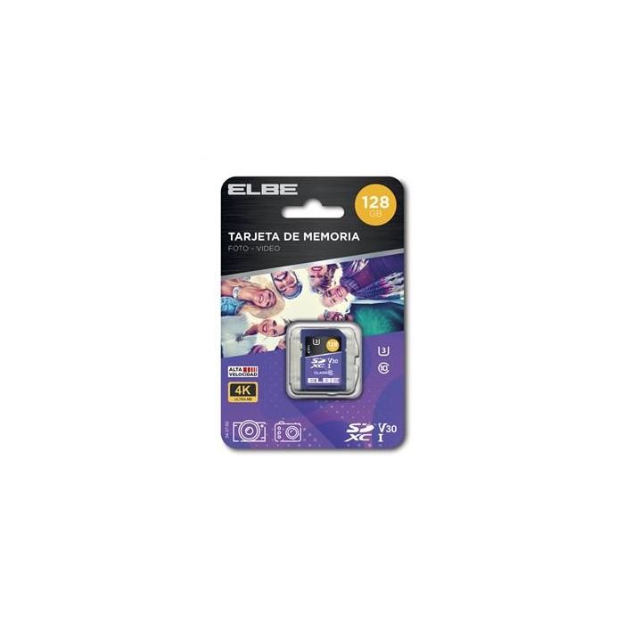 Elbe SD-3128 Tarjeta SD 128GB UHS-I U3 V30 para 4K Elbe SD-3128 Tarjeta SD 128GB UHS-I U3 V30 para 4K
