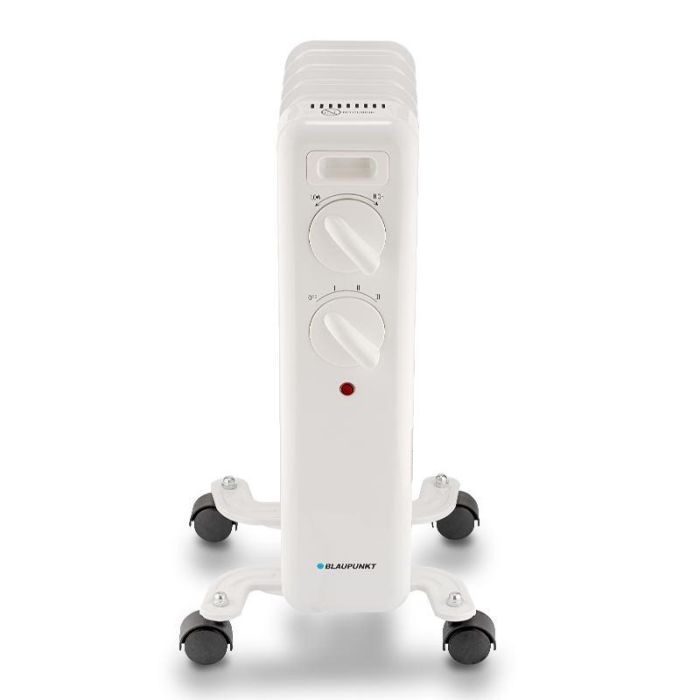 BLAUPUNKT Radiador de Aceite, 5 Elementos, 1000W, Calefactor Eléctrico, Altura 45 cm, Calefacción para Hogar