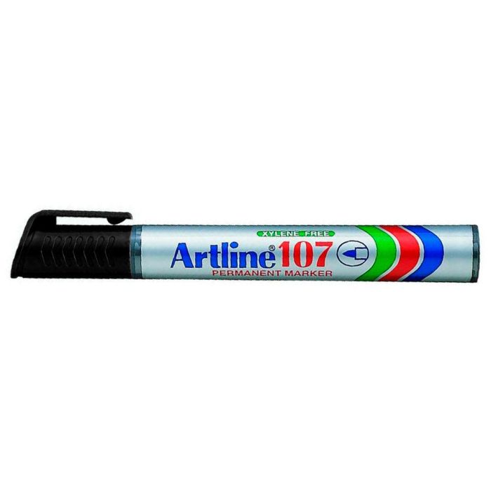 Rotulador Artline Marcador Permanente 107 Negro Punta Redonda 12 unidades 3