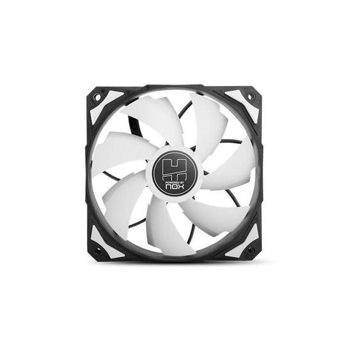 NOX Hummer H-FAN PRO Carcasa del ordenador Ventilador 12 cm Negro, Blanco NOX Hummer H-FAN PRO Carcasa del ordenador Ventilador 12 cm Negro, Blanco