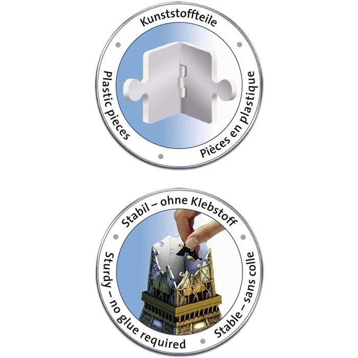 Ravensburger Puzzle 3D Torre Eiffel 216 piezas 2