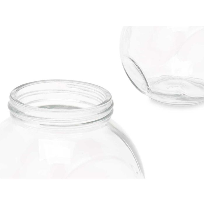 Tarro Galletero Inclinable Vivalto 460 ml - Vidrio Transparente 10x11x10 cm (36 Unidades) 3 Tarro Galletero Inclinable Vivalto 460 ml - Vidrio Transparente 10x11x10 cm (36 Unidades) 3