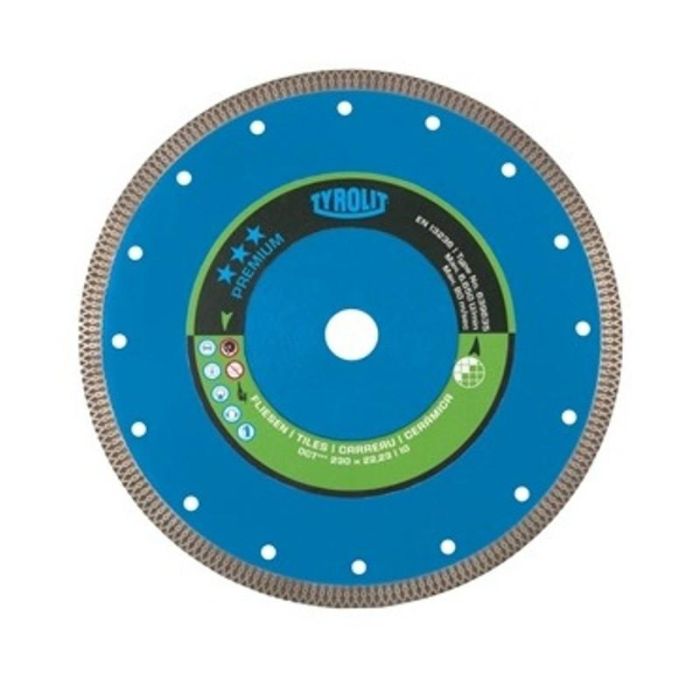 Tyrolit Disco de Diamante para Gres Porcelánico 230 mm