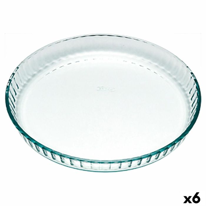 Molde para Tartas Pyrex Classic Vidrio Transparente Vidrio Plano Redondo 25 x 25 x 4 cm 6 Unidades 0 Molde para Tartas Pyrex Classic Vidrio Transparente Vidrio Plano Redondo 25 x 25 x 4 cm 6 Unidades 0