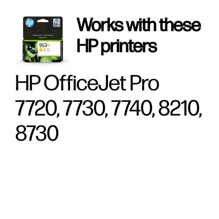 HP Oficejet Pro 7730/8710/8720/8730/8740 Cartucho Amarillo nº953XL 1450 pag 1 HP Oficejet Pro 7730/8710/8720/8730/8740 Cartucho Amarillo nº953XL 1450 pag 1