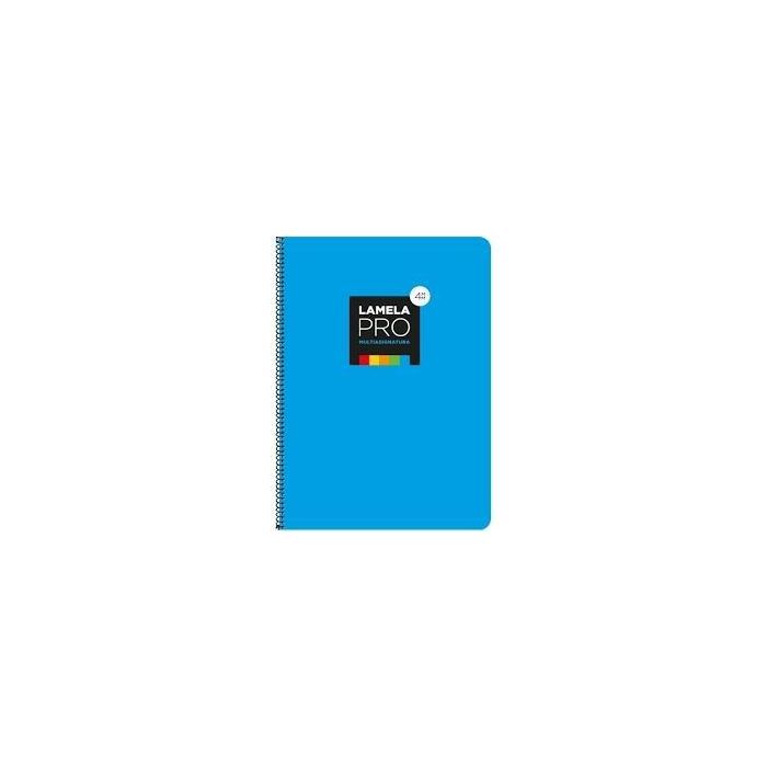 Lamela Cuaderno Espiral 100H Folio 90 gr Cuadrovía 3 mm C-Margen Cubierta Extradura Azul -Paquete 5U- Lamela Cuaderno Espiral 100H Folio 90 gr Cuadrovía 3 mm C-Margen Cubierta Extradura Azul -Paquete 5U-