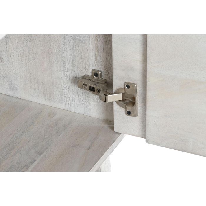 DKD Home Decor Estantería Moderna de Madera de Mango Blanco 116x40x160 cm 5 DKD Home Decor Estantería Moderna de Madera de Mango Blanco 116x40x160 cm 5