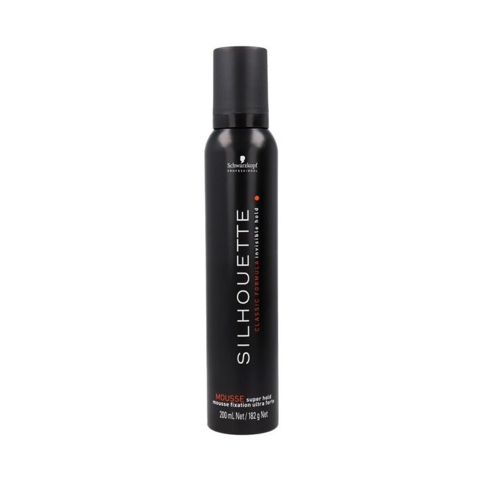 Schwarzkopf Espuma Mousse Silhouette Super Hold 200 Ml - Acondiciona, Protege y Realza el Brillo Natural Schwarzkopf Espuma Mousse Silhouette Super Hold 200 Ml - Acondiciona, Protege y Realza el Brillo Natural