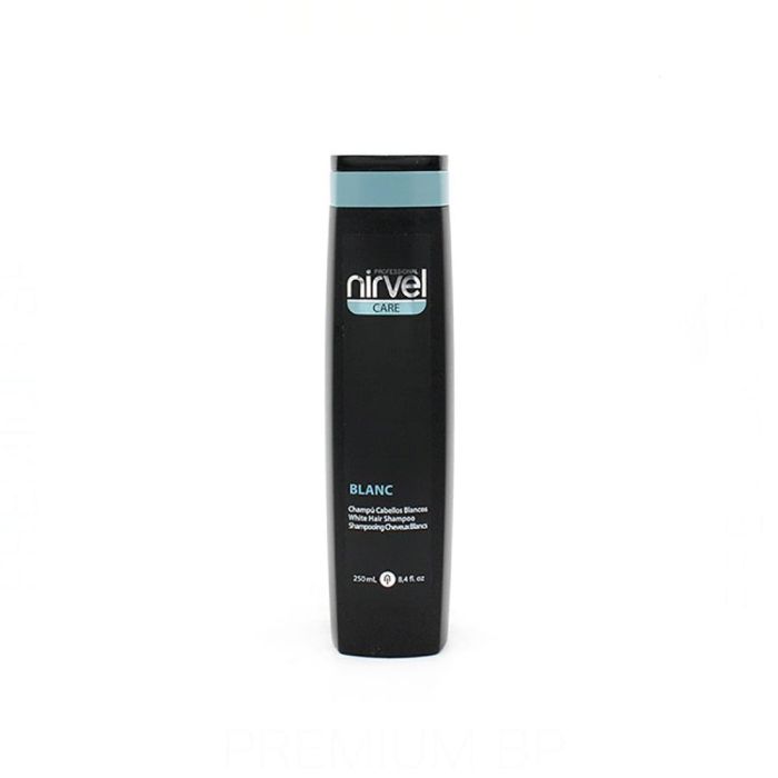 Nirvel Care Champú Blanc 250 Ml - Reduce tonos amarillentos y reaviva el brillo para cabellos grises y blancos, hidrata y suaviza Nirvel Care Champú Blanc 250 Ml - Reduce tonos amarillentos y reaviva el brillo para cabellos grises y blancos, hidrata y suaviza