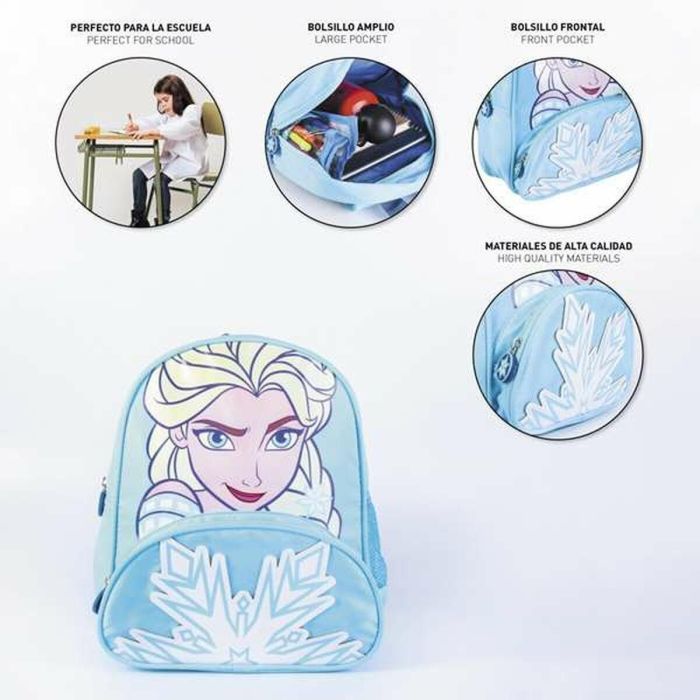 Mochila Escolar Frozen Azul 21 Mochila Escolar Frozen Azul 21