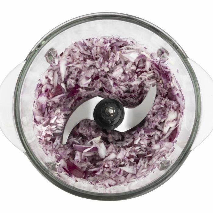 Hkoenig LEO8 Mini Picadora Eléctrica 320 W, Bol de Cristal 1 L, Cuchillas Acero Inoxidable, Negro Mate y Cromo 1 Hkoenig LEO8 Mini Picadora Eléctrica 320 W, Bol de Cristal 1 L, Cuchillas Acero Inoxidable, Negro Mate y Cromo 1