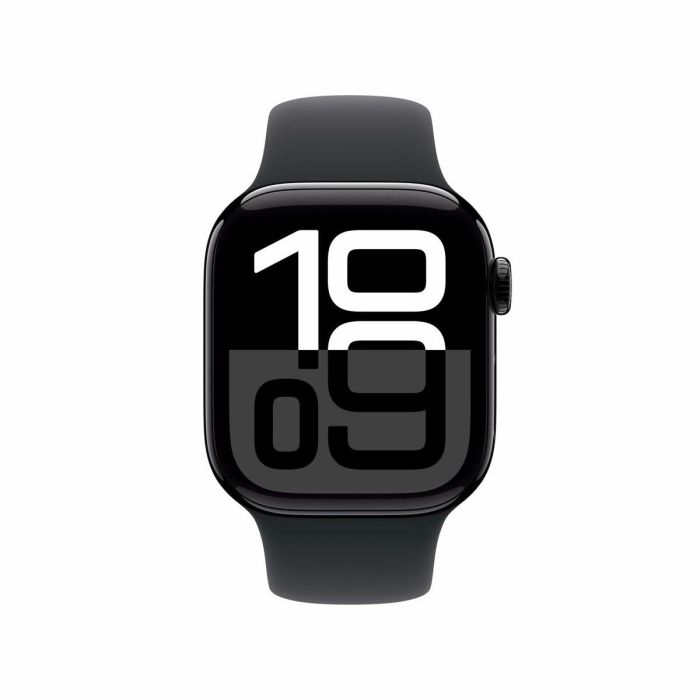 Apple Watch Series 10 GPS + Cellular 42mm Titanio Gris con Correa Deportiva Negra 6