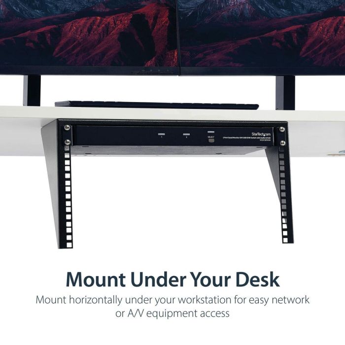 Soporte Startech RK619WALLV Negro Acero