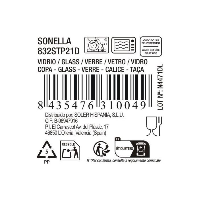 La Mediterranea Copa Sonella 360 Cc Morado 4