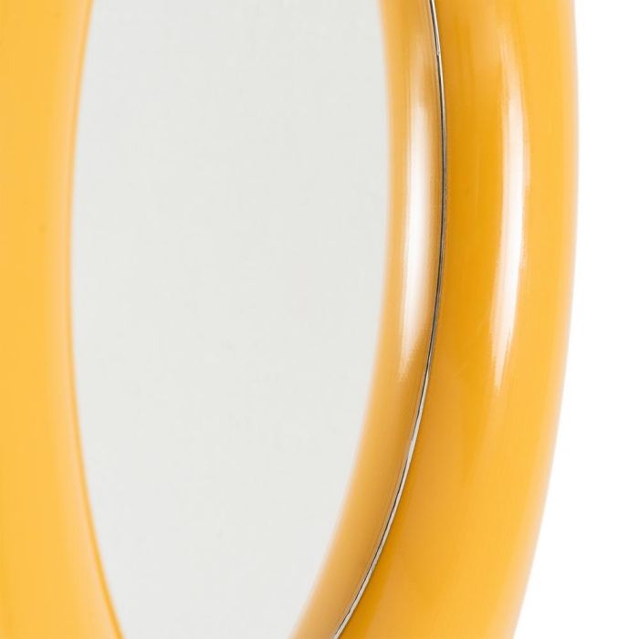 Espejo Mostaza Metal 64 X 5 X 64 cm