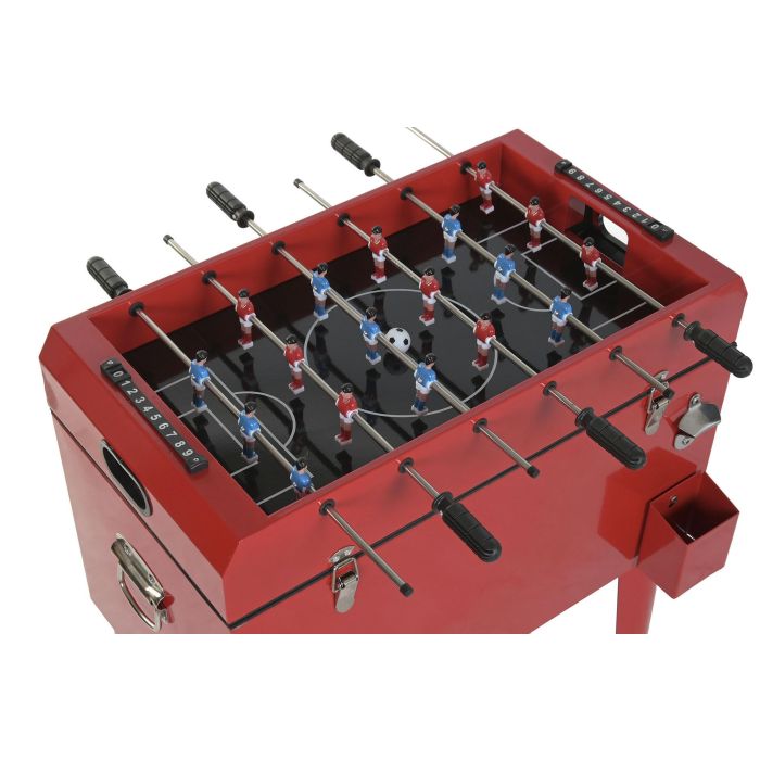 DKD Home Decor Nevera Futbolin Rojo 59 x 95 x 71 cm