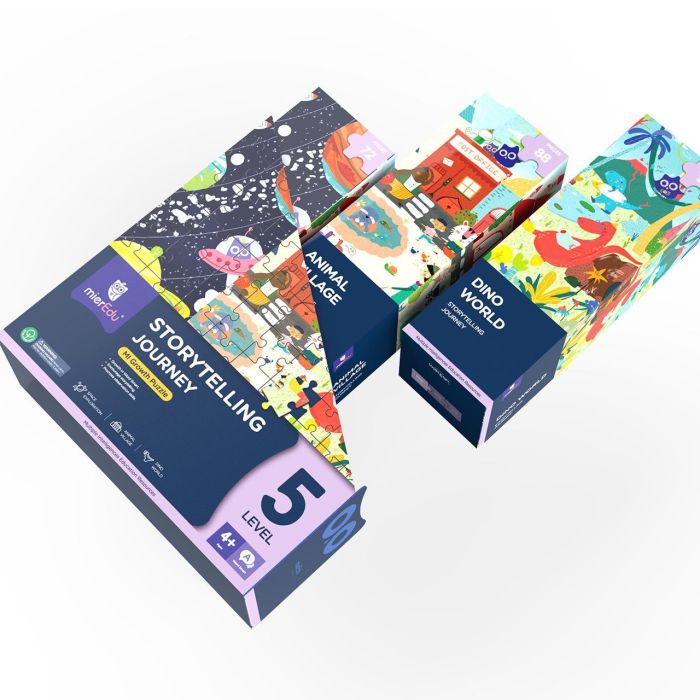 MIEREDU ME645 Puzle Contamos Un Viaje 256 Piezas +4 Años Español 1