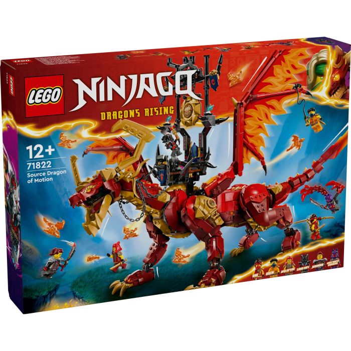 LEGO 71822 Ninjago Dragón Fuente del Movimiento Juego de Construcción para Niños y Niñas de 12 Años con 1716 Piezas 12