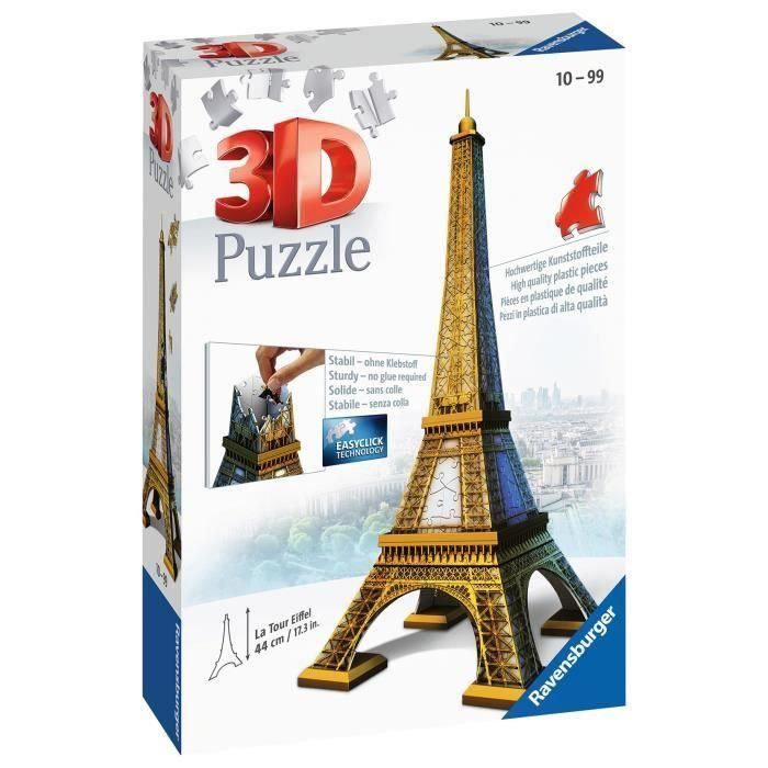 RAVENSBURGER 3D Puzzle Torre Eiffel 216 piezas 1