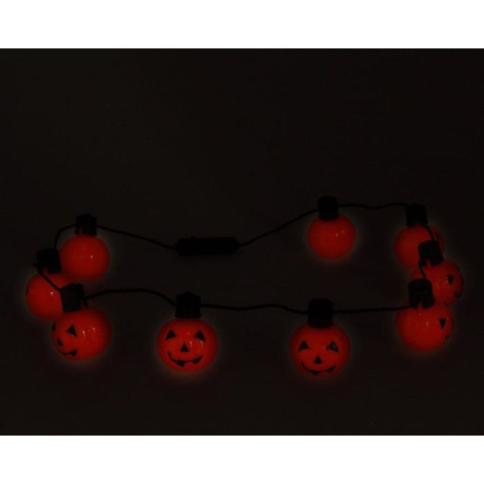 Guirnalda LED Decorativa de Calabazas Naranjas para Halloween - 92 cm 1 Guirnalda LED Decorativa de Calabazas Naranjas para Halloween - 92 cm 1