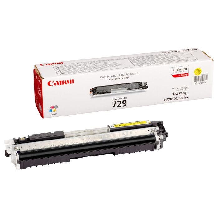 Canon Toner 729 Y Amarillo 4367B002 Original 1000 páginas Compatible con i-SENSYS LBP 7010C LBP 7018C 1