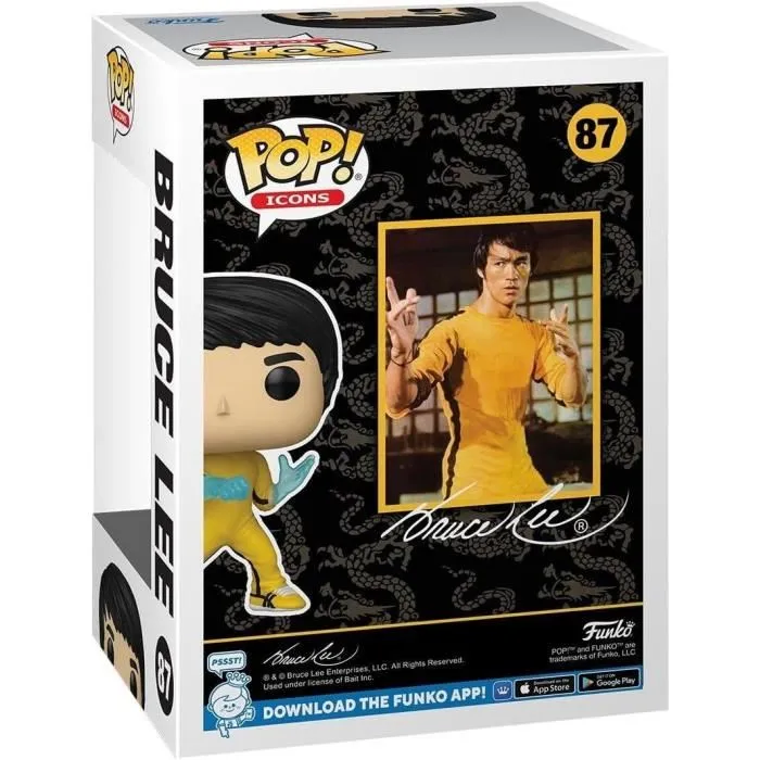 Funko POP Figura Bruce Lee 9cm Vinilo Coleccionista Caja Regalo 2