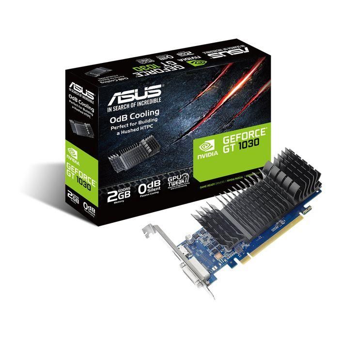 Asus Tarjeta Gráfica NVIDIA GeForce GT 1030 2 GB GDDR5 90YV0AT0-M0NA00 2