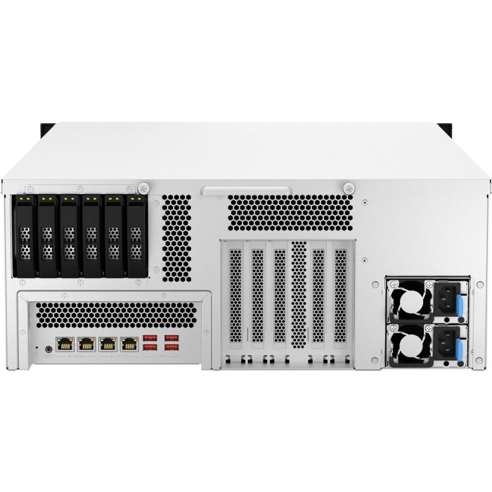 QNAP TS-h3087XU-RP-E2378-64G NAS 30-Bahías Rack (4U) Intel Xeon E-2378 8 Cores 64GB DDR4 ECC QuTS hero 5