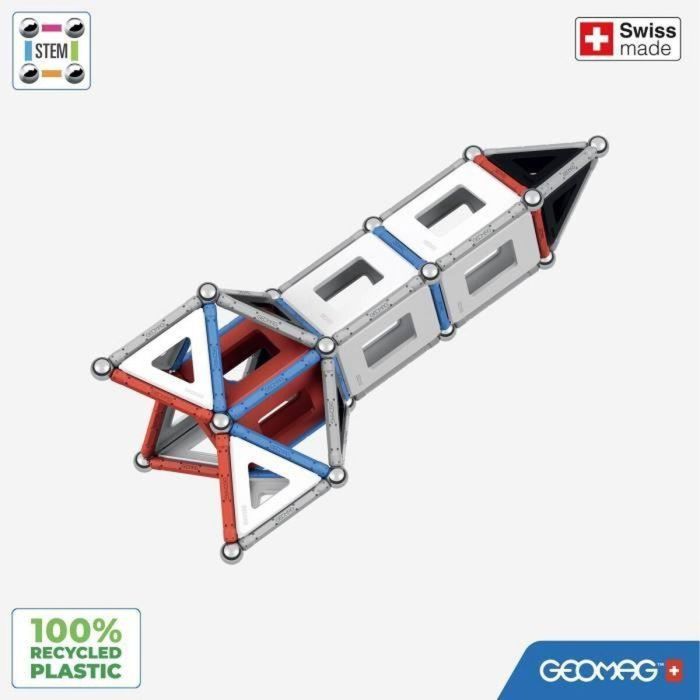 Geomag Juego de Construcción Magnético Paneles Clásicos Cohete de la NASA GEO0871772008088 103 Piezas Magnético A partir de 3 Años 2 Geomag Juego de Construcción Magnético Paneles Clásicos Cohete de la NASA GEO0871772008088 103 Piezas Magnético A partir de 3 Años 2