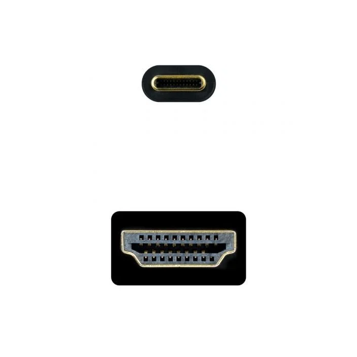 Cable USB-C a HDMI NANOCABLE 10.15.5135 5 m Negro 2