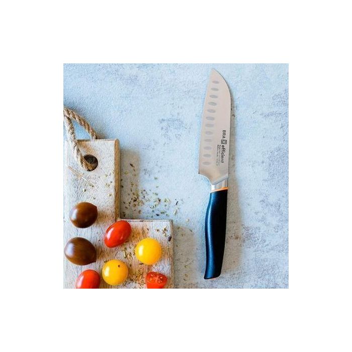 Cuchillo Santoku BRA A198004 Gris Acero Inoxidable 1 Cuchillo Santoku BRA A198004 Gris Acero Inoxidable 1