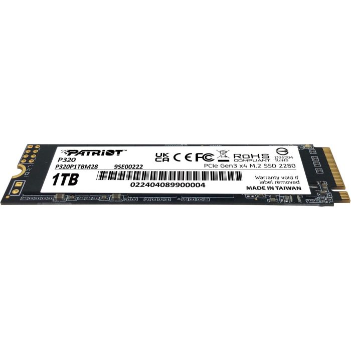 Patriot P320 1 TB M.2 NVMe PCIe 3.0 x4 2280 SSD 1