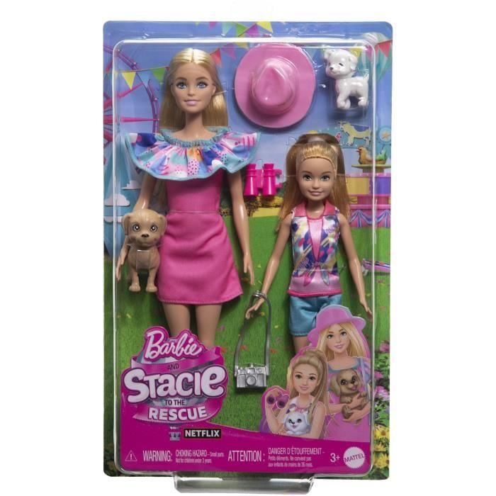 Barbie Stacie Al Rescate Pack 2 Hermanas Hrm09 Mattel 5