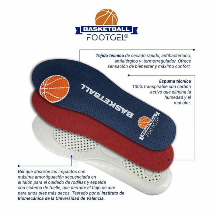 Plantillas FootGel 800038 35-38 Baloncesto Eucalipto 1 Plantillas FootGel 800038 35-38 Baloncesto Eucalipto 1