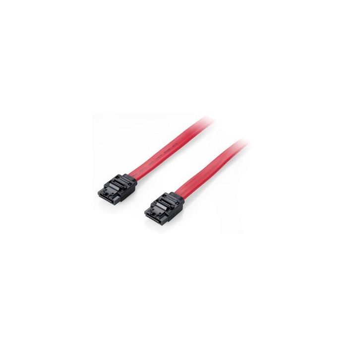 Equip Flachkabel SATA 6Gbps 1.00m m. Metallclip Polybeutel