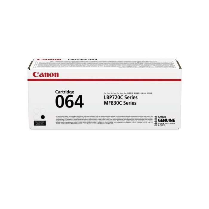 Canon Toner Negro I-Sensys Lbp 720C Series - Mf 830C Series - 064Bk 1 Canon Toner Negro I-Sensys Lbp 720C Series - Mf 830C Series - 064Bk 1