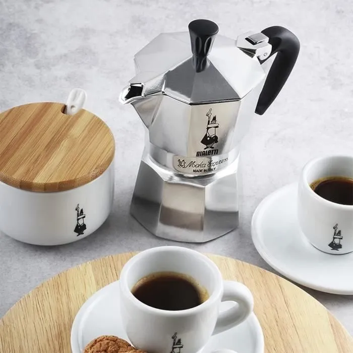 Bialetti Moka Express Cafetera Italiana de Aluminio para 4 Tazas 2