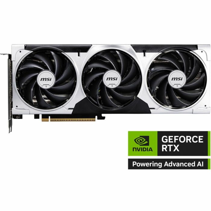MSI Tarjeta Gráfica NVIDIA GeForce RTX 5060 Ti VENTUS 3X OC 16GB GDDR7 PCIe 5.0 con 4608 Núcleos CUDA y 2602 MHz 8