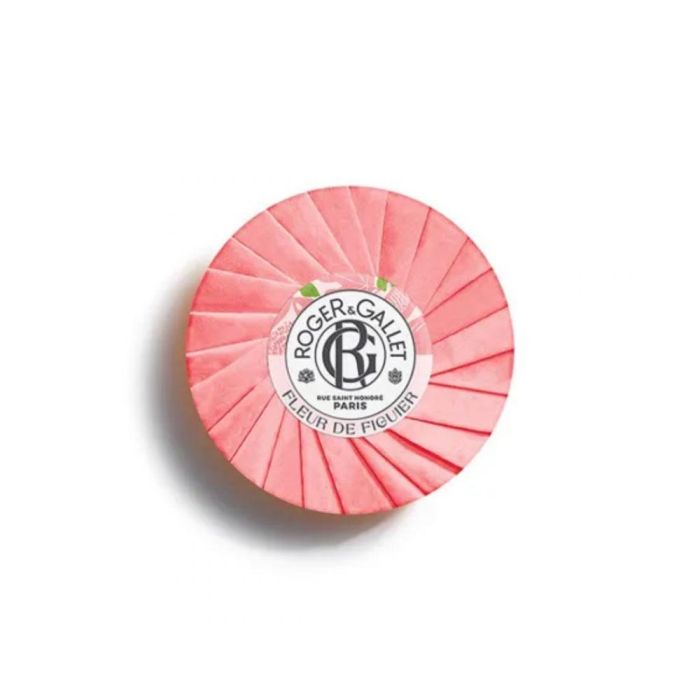Roger & Gallet 3977B Jabón Perfumado Fleur de Figuier 100 g - Pastilla con Aroma Higo y Pomelo, Piel Suave, Elaborado con Técnica Tradicional
