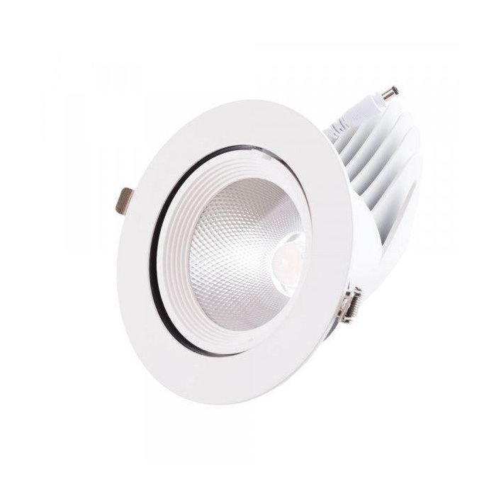 Foco Downlight LED 30W 5000Lm 4000ºK Rectangular Orientable 40.000H [HO-COB-R-OR-30W-W] 6
